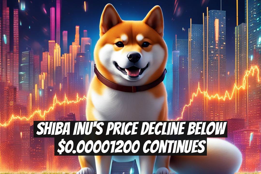 Shiba Inu's Price Decline Below $0.00001200 Continues