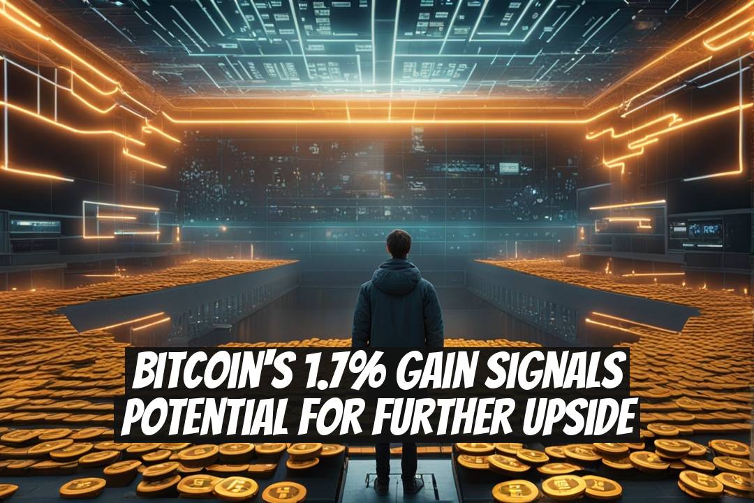 Bitcoin's 1.7% Gain Signals Potential for Further Upside