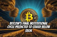 Bitcoin's Final Institutional Cycle Predicted to Crash Below $30K