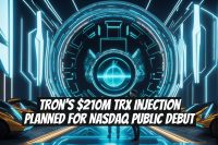 Tron’s $210M TRX Injection Planned for Nasdaq Public Debut