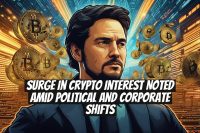 Surge in Crypto Interest Noted Amid Political and Corporate Shifts