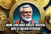 Meme Coin AURA Surges 13000% with $1 Billion Potential