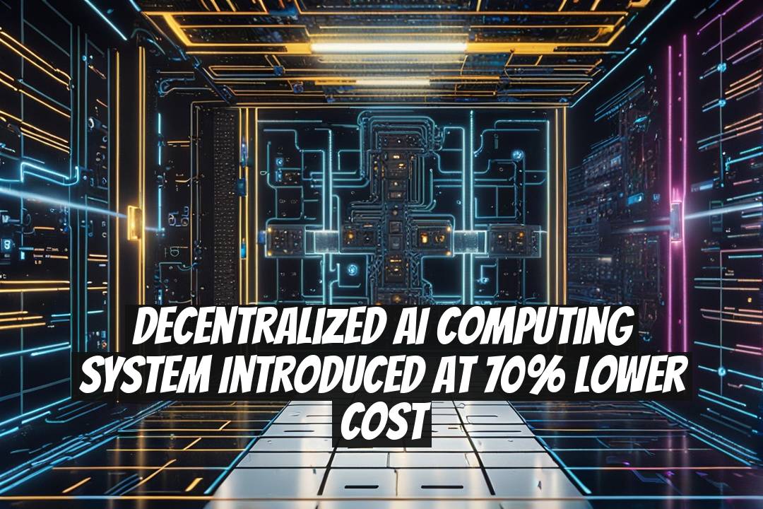 Decentralized AI Computing System Introduced at 70% Lower Cost