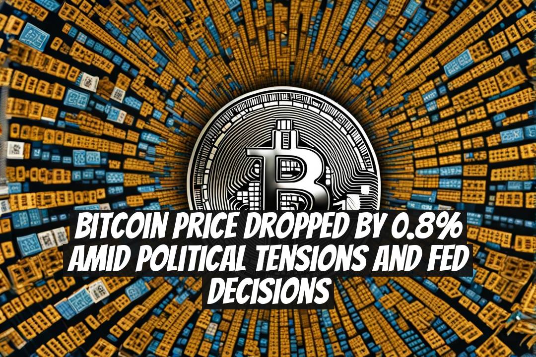 Bitcoin Price Dropped by 0.8% Amid Political Tensions and Fed Decisions