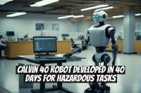 Calvin 40 Robot Developed in 40 Days for Hazardous Tasks