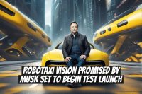 Robotaxi Vision Promised by Musk Set to Begin Test Launch