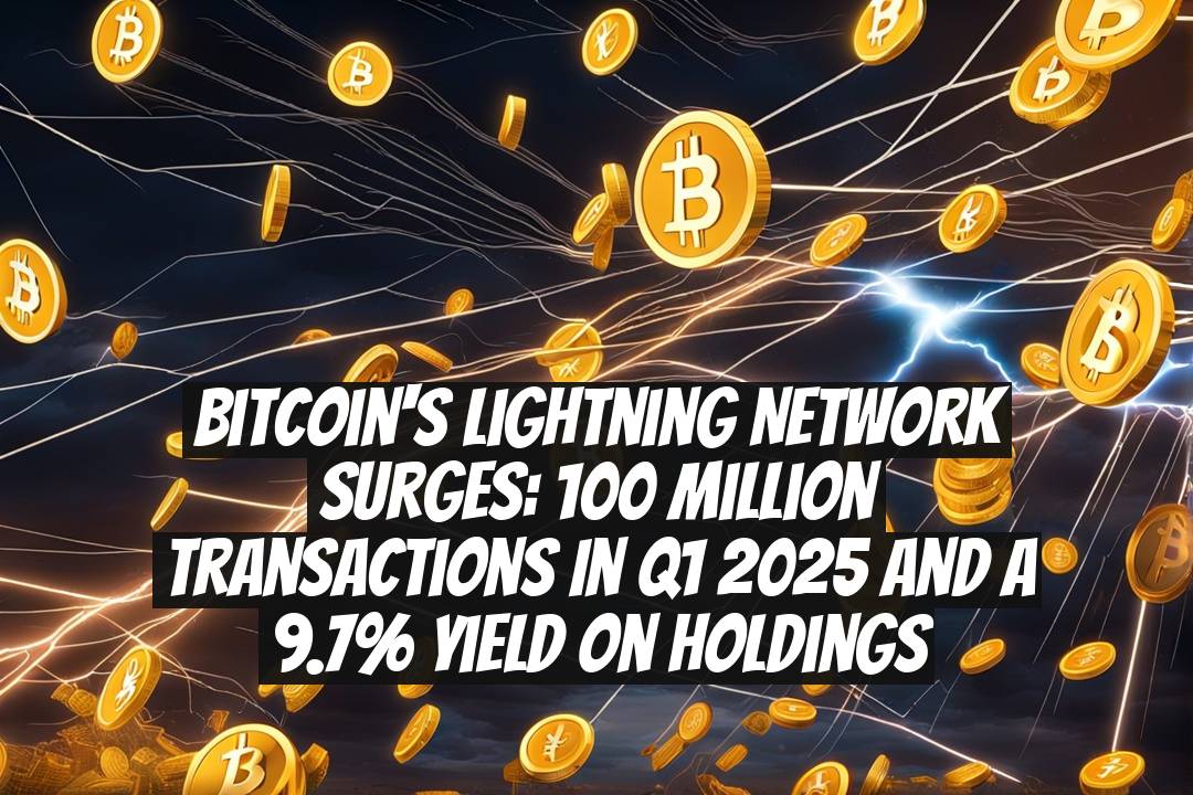 Bitcoin's Lightning Network Surges: 100 Million Transactions in Q1 2025 and a 9.7% Yield on Holdings