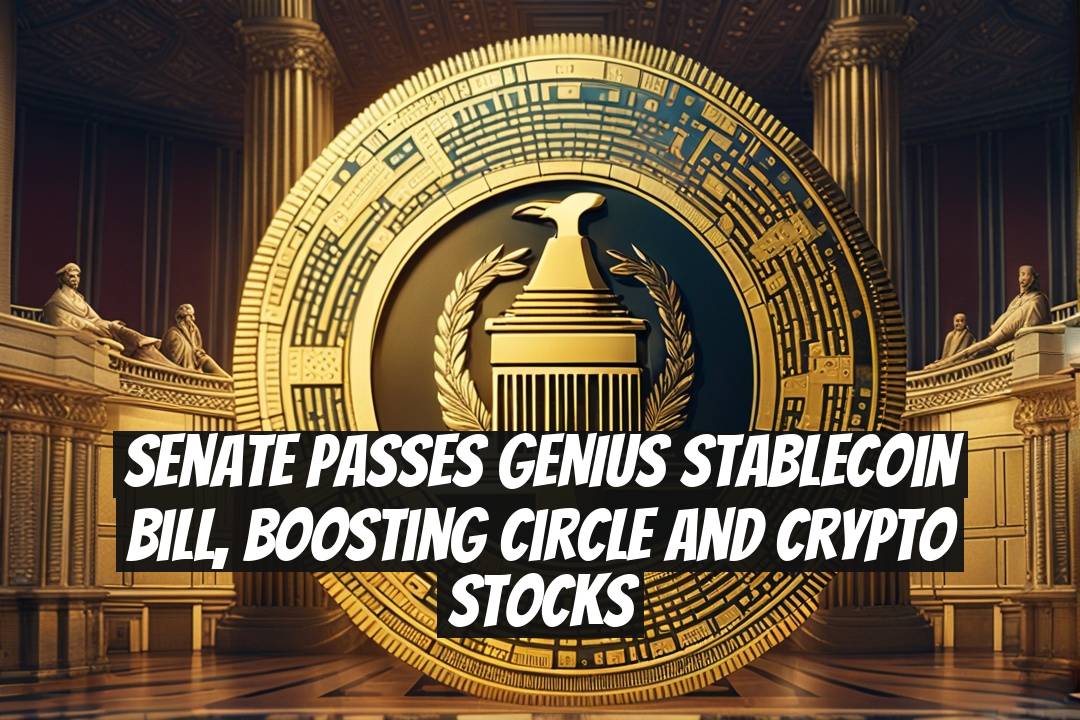 Senate passes GENIUS stablecoin bill, boosting Circle and crypto stocks