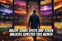 Major Share Splits and Token Unlocks Expected This Month