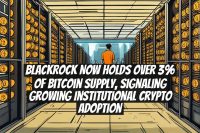BlackRock now holds over 3% of Bitcoin supply, signaling growing institutional crypto adoption
