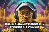 Largest Stablecoin Reserves Held by Binance at 59% Share