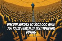 Bitcoin Surges To $107,000 Amid 7% Rally Driven By Institutional Buying