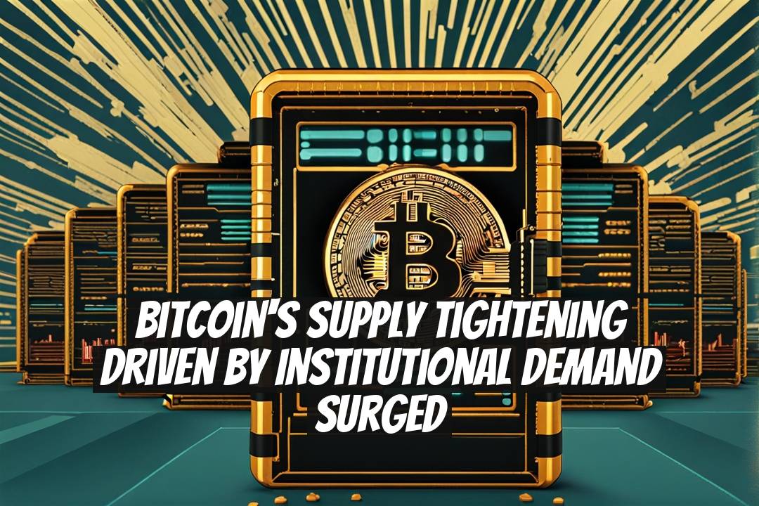 Bitcoin's Supply Tightening Driven by Institutional Demand Surged