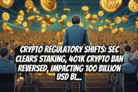 Crypto Regulatory Shifts: SEC Clears Staking, 401k Crypto Ban Reversed, Impacting 100 Billion USD Bitcoin Market