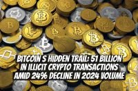 Bitcoinʼs Hidden Trail: 51 Billion in Illicit Crypto Transactions Amid 24% Decline in 2024 Volume