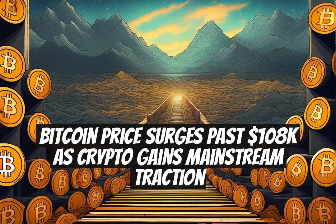 Bitcoin Price Surges Past $108K as Crypto Gains Mainstream Traction