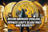 Bitcoin Surpasses $108,000, Outpaces Gold's $2,650 Price Amid Volatility