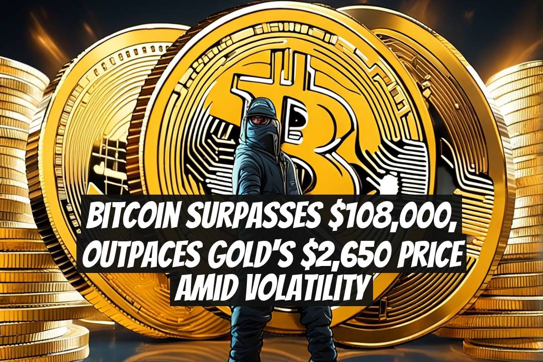 Bitcoin Surpasses $108,000, Outpaces Gold's $2,650 Price Amid Volatility