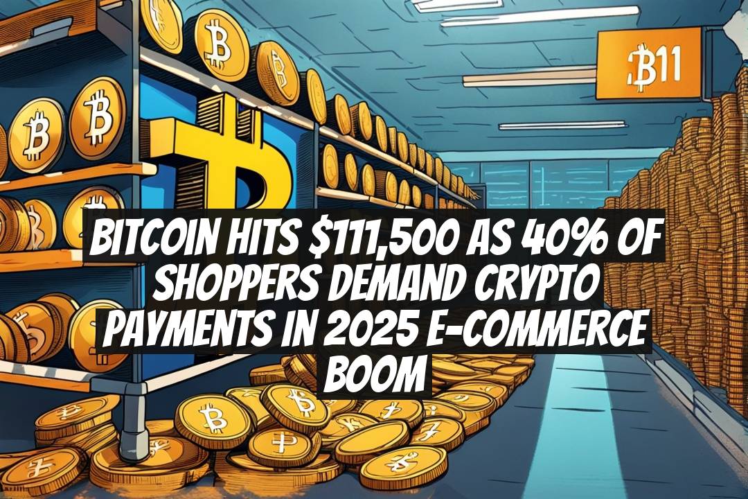 Bitcoin Hits $111,500 As 40% Of Shoppers Demand Crypto Payments In 2025 E-Commerce Boom