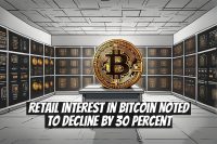 Retail Interest in Bitcoin Noted to Decline by 30 Percent