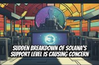 Sudden Breakdown of Solana’s Support Level is Causing Concern