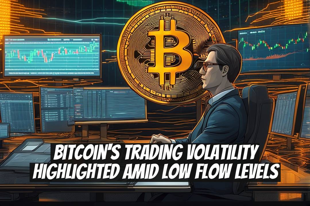 Bitcoin's Trading Volatility Highlighted Amid Low Flow Levels