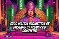 $200 Million Acquisition of Bitstamp by Robinhood Completed