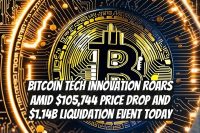 Bitcoin Tech Innovation Roars Amid $105,744 Price Drop And $1.14B Liquidation Event Today