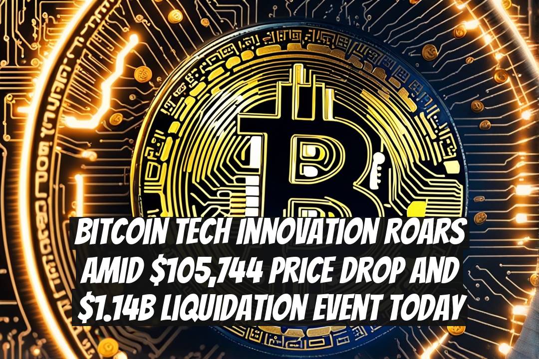 Bitcoin Tech Innovation Roars Amid $105,744 Price Drop And $1.14B Liquidation Event Today