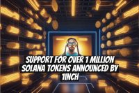 Support for Over 1 Million Solana Tokens Announced by 1inch