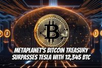 Metaplanet's Bitcoin Treasury Surpasses Tesla with 12,345 BTC