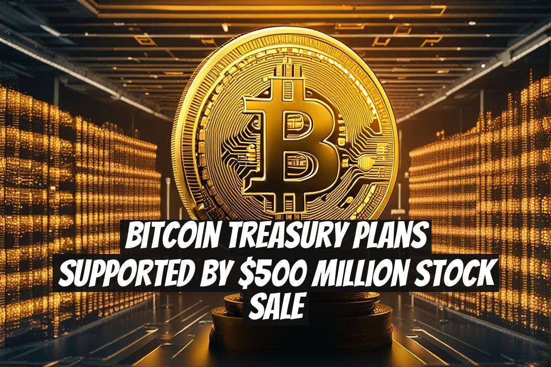Bitcoin Treasury Plans Supported by $500 Million Stock Sale