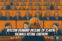 Bitcoin Demand Decline of 2.45% Signals Retail Caution