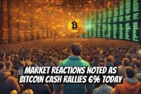 Market Reactions Noted as Bitcoin Cash Rallies 6% Today