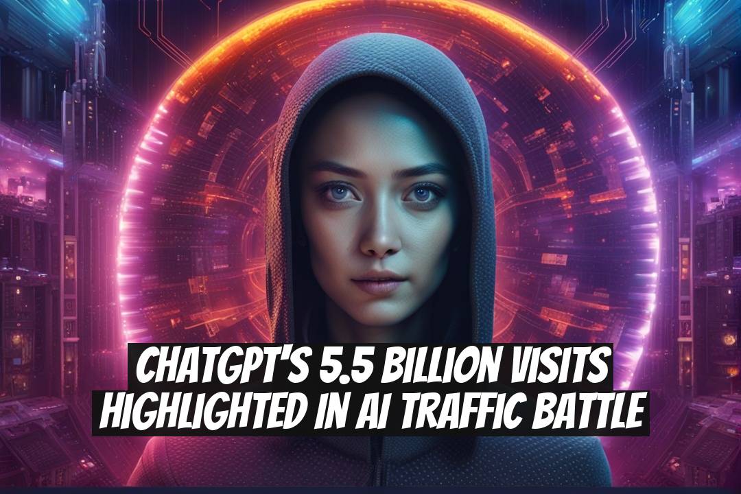 ChatGPT's 5.5 Billion Visits Highlighted in AI Traffic Battle