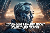 Litecoin Gains 1.6% Amid Market Volatility and Tensions