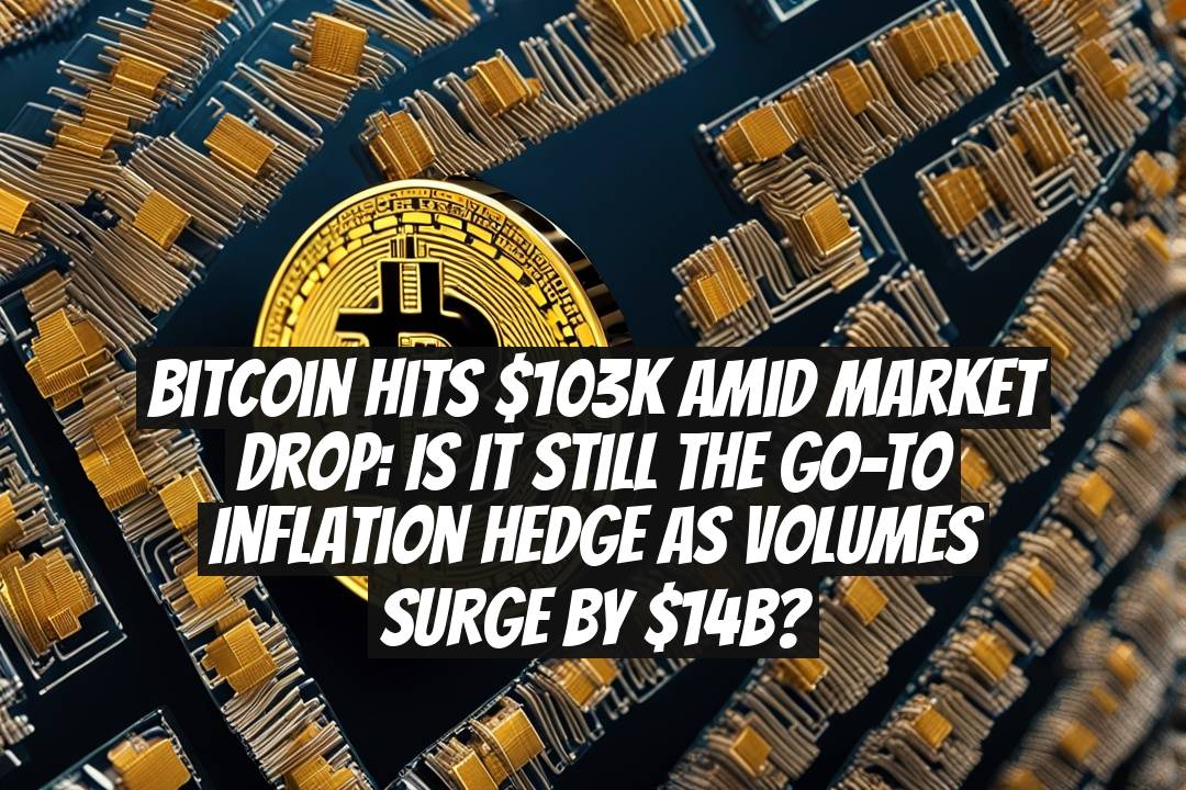 Bitcoin Hits $103K Amid Market Drop: Is It Still the Go-To Inflation Hedge as Volumes Surge by $14B?