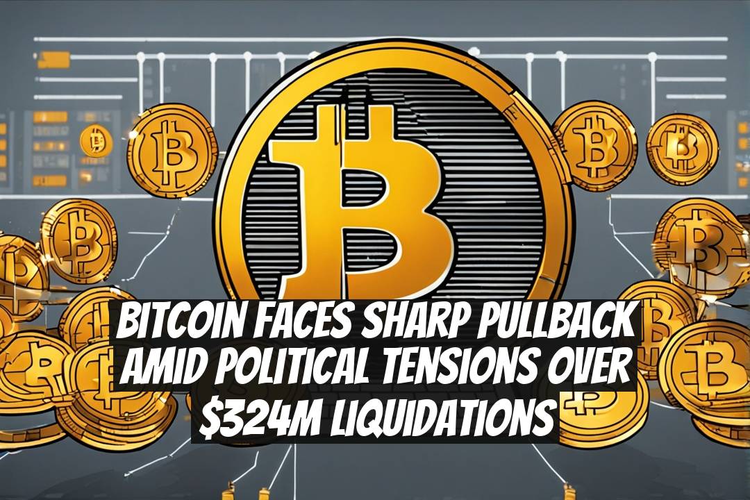 Bitcoin Faces Sharp Pullback Amid Political Tensions Over $324M Liquidations