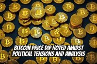 Bitcoin Price Dip Noted Amidst Political Tensions and Analysis