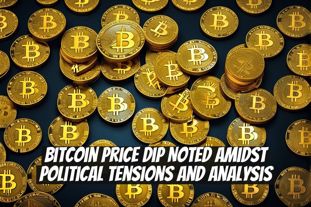 Bitcoin Price Dip Noted Amidst Political Tensions and Analysis