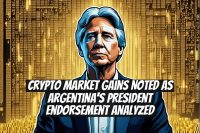 Crypto Market Gains Noted as Argentina's President Endorsement Analyzed