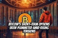 Bitcoin's Short-Term Options Skew Plummeted Amid Rising Tensions