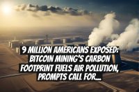 9 Million Americans Exposed: Bitcoin Mining’s Carbon Footprint Fuels Air Pollution, Prompts Call for Renewable Energy Solutions