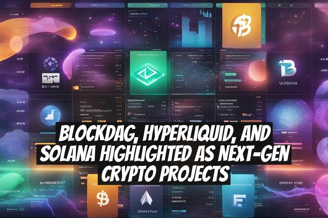 BlockDAG, Hyperliquid, and Solana Highlighted as Next-Gen Crypto Projects
