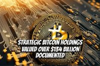Strategic Bitcoin Holdings Valued Over $134 Billion Documented