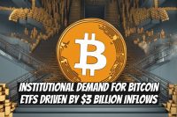 Institutional Demand for Bitcoin ETFs Driven by $3 Billion Inflows