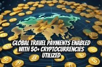 Global Travel Payments Enabled with 50+ Cryptocurrencies Utilized