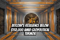 Bitcoin's Resilience Below $112,000 Amid Geopolitical Turmoil