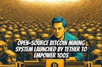 Open-Source Bitcoin Mining System Launched by Tether to Empower 100s