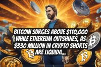 Bitcoin Surges Above $110,000 While Ethereum Outshines, as $330 Million in Crypto Shorts Are Liquidated Amidst Cooling Inflation